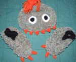 Monster hat and slippers