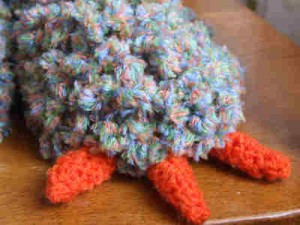 Monster Slipper Closeup