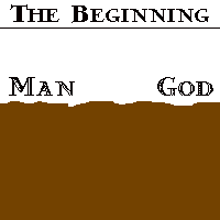 JESUS bridges the gap (caused by Sin) between GOD and Man