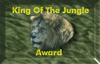 KING OF THE JUNGLE AWARD